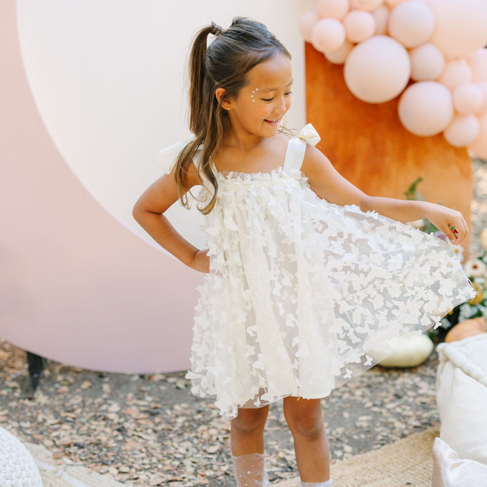 Shop For The Butterfly Dress | Wild and Rae LAVENDER / 12-18M by Wild and Rae Shop For The Butterfly Dress | Wild and Rae LAVENDER / 12-18M by Wild and Rae