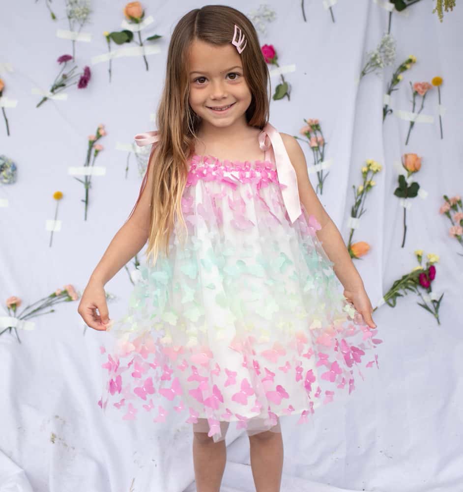 Rainbow Butterfly Dress