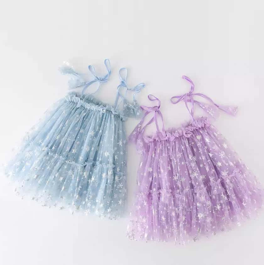 Frozen Dress ELSA BLUE / 5T by Wild and Rae Frozen Dress ELSA BLUE / 5T by Wild and Rae