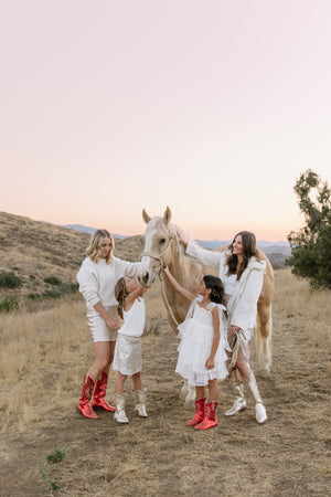 Matching Mama + Mini Cowgirl Boots for the Holidays!