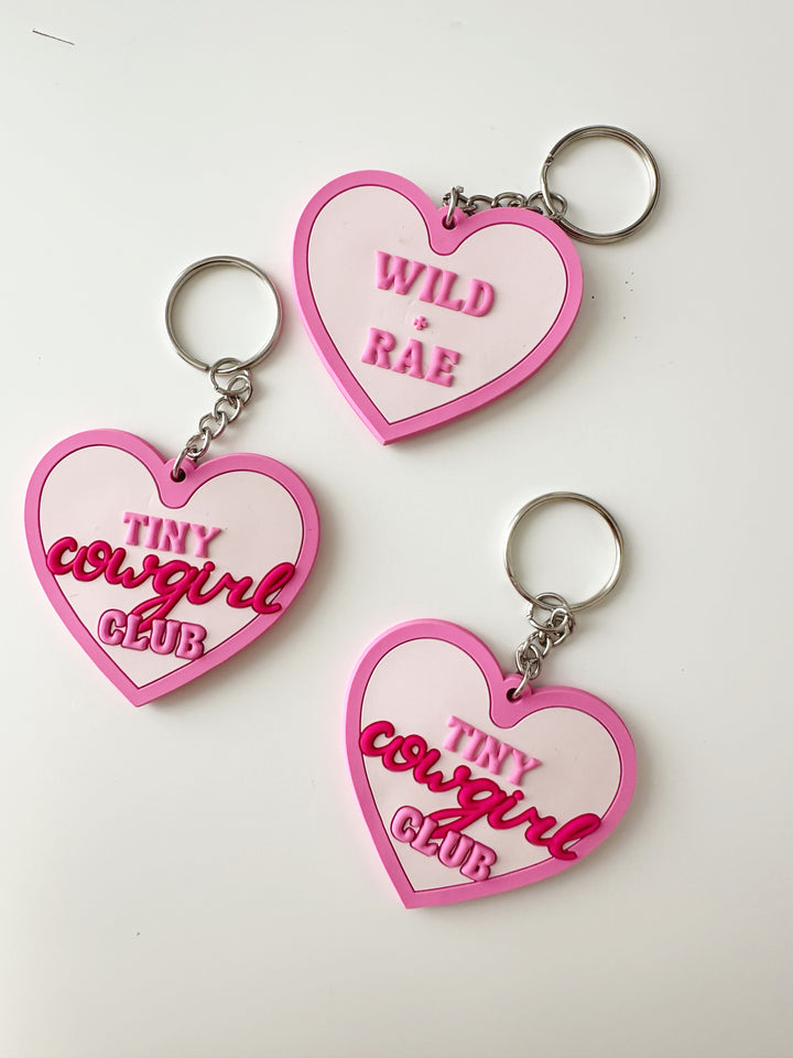 Tiny Cowgirl Club Keychain