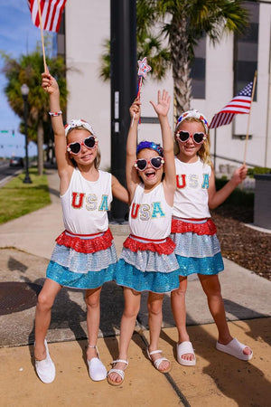 USA Tank and Skort Set