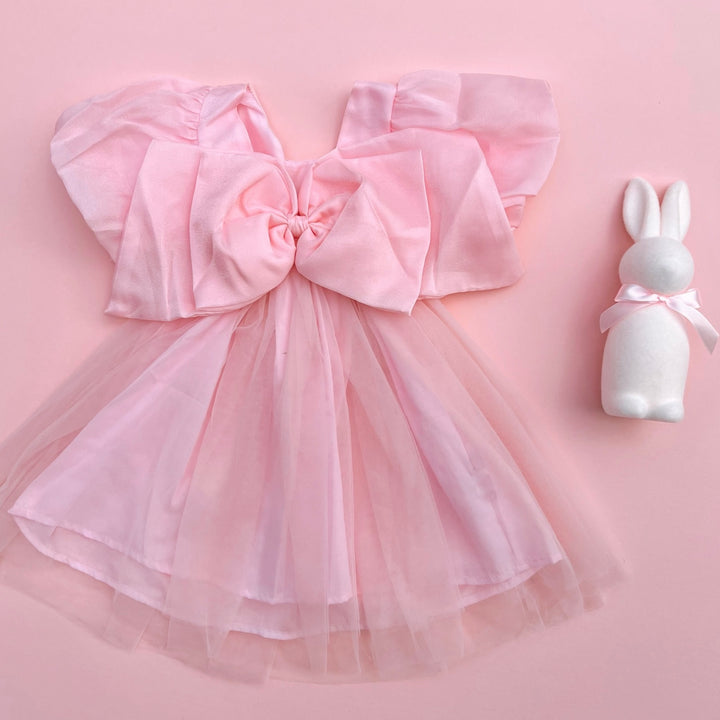 Little Bow Pink Dress