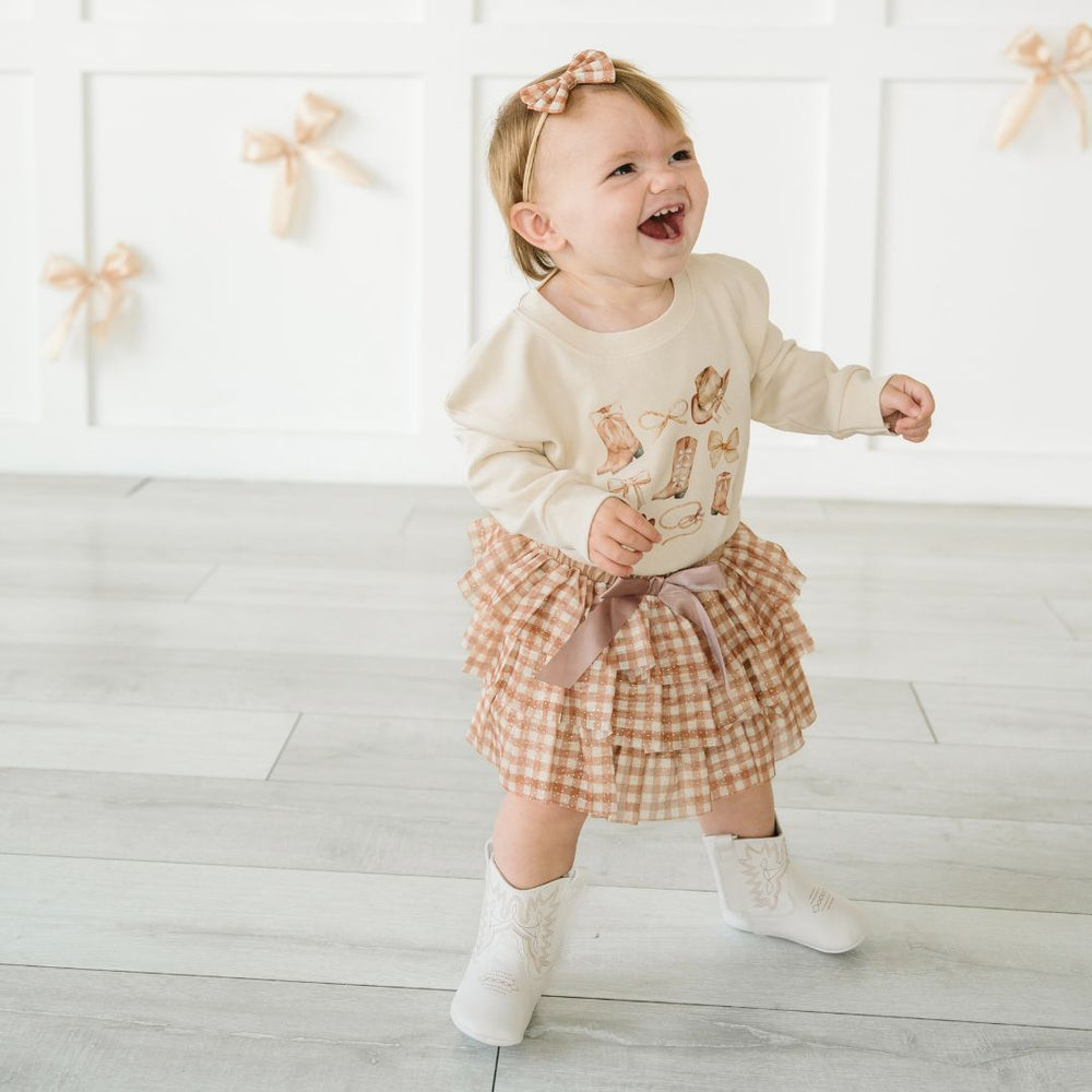 Cowgirl Cutie Western Long Sleeve Romper