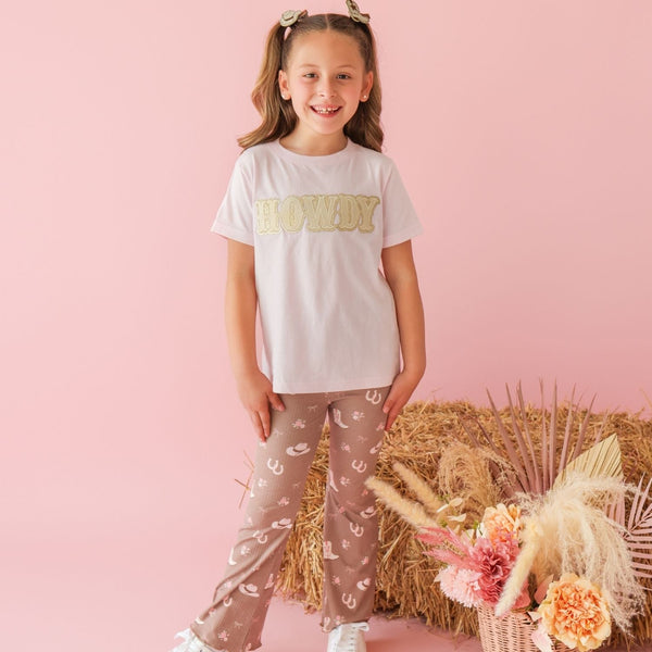 Howdy Patch Western Short Sleeve T-Shirt