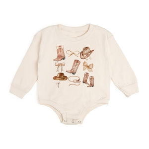 Cowgirl Cutie Western Long Sleeve Romper