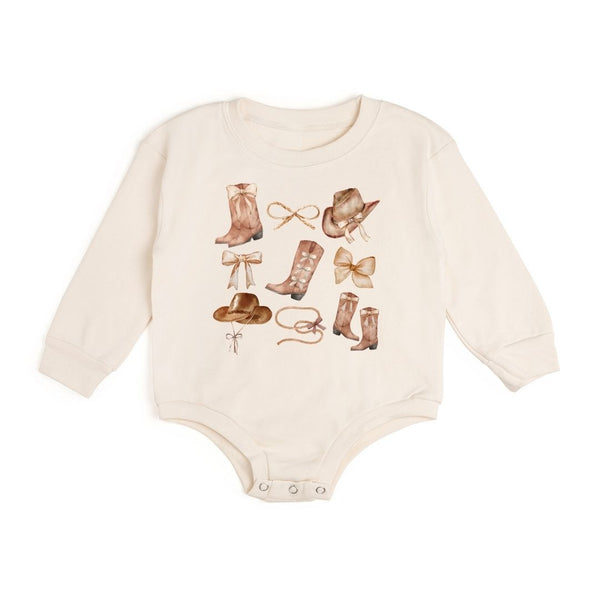 Cowgirl Cutie Western Long Sleeve Romper
