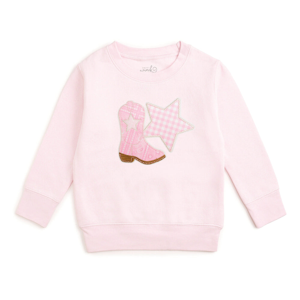Bandana Cowgirl Patch Western Sweatshirt