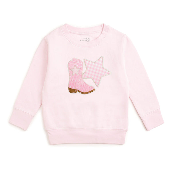 Bandana Cowgirl Patch Western Sweatshirt
