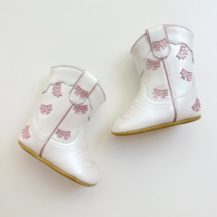 Cowgirl Bow Baby Bootie