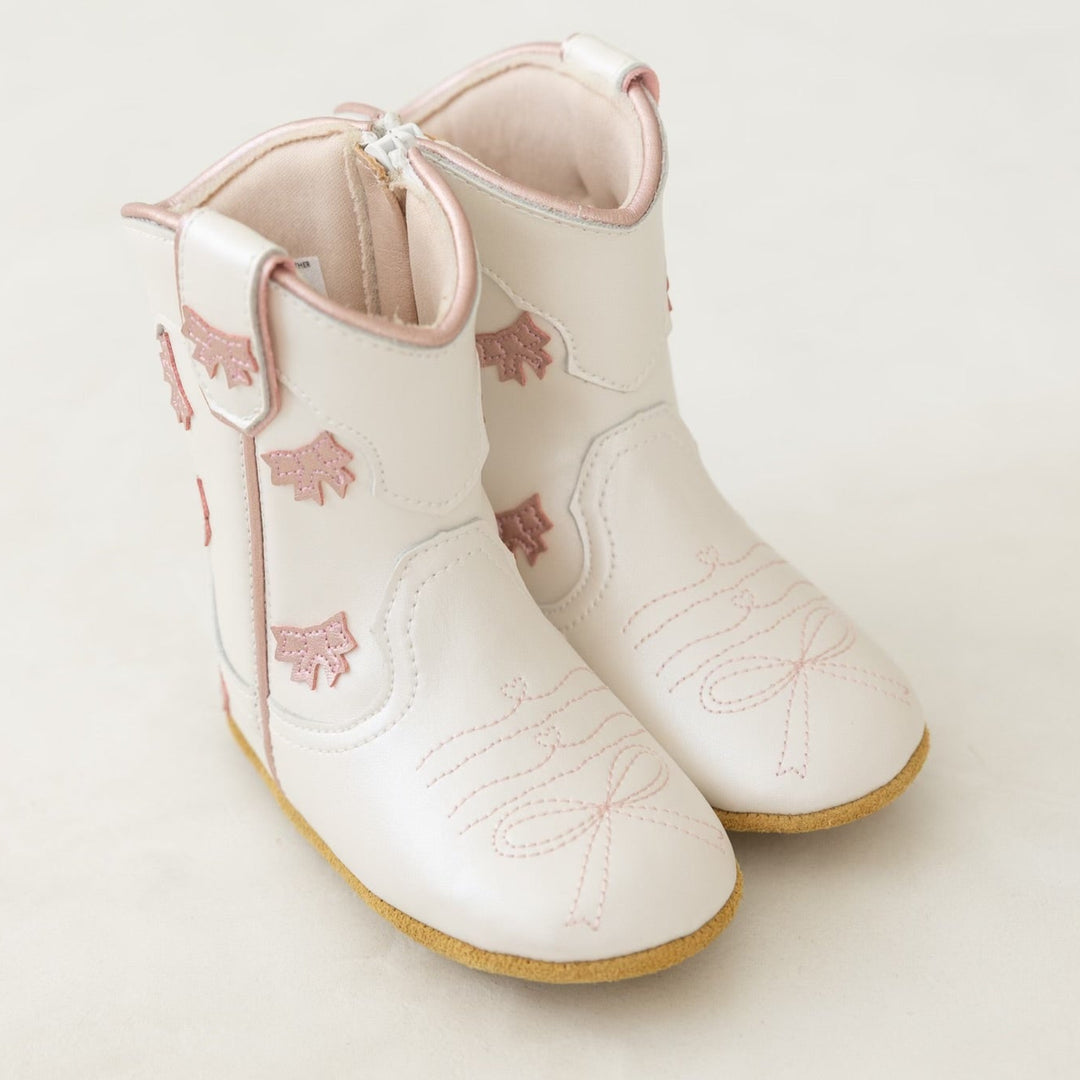 Cowgirl Bow Baby Bootie