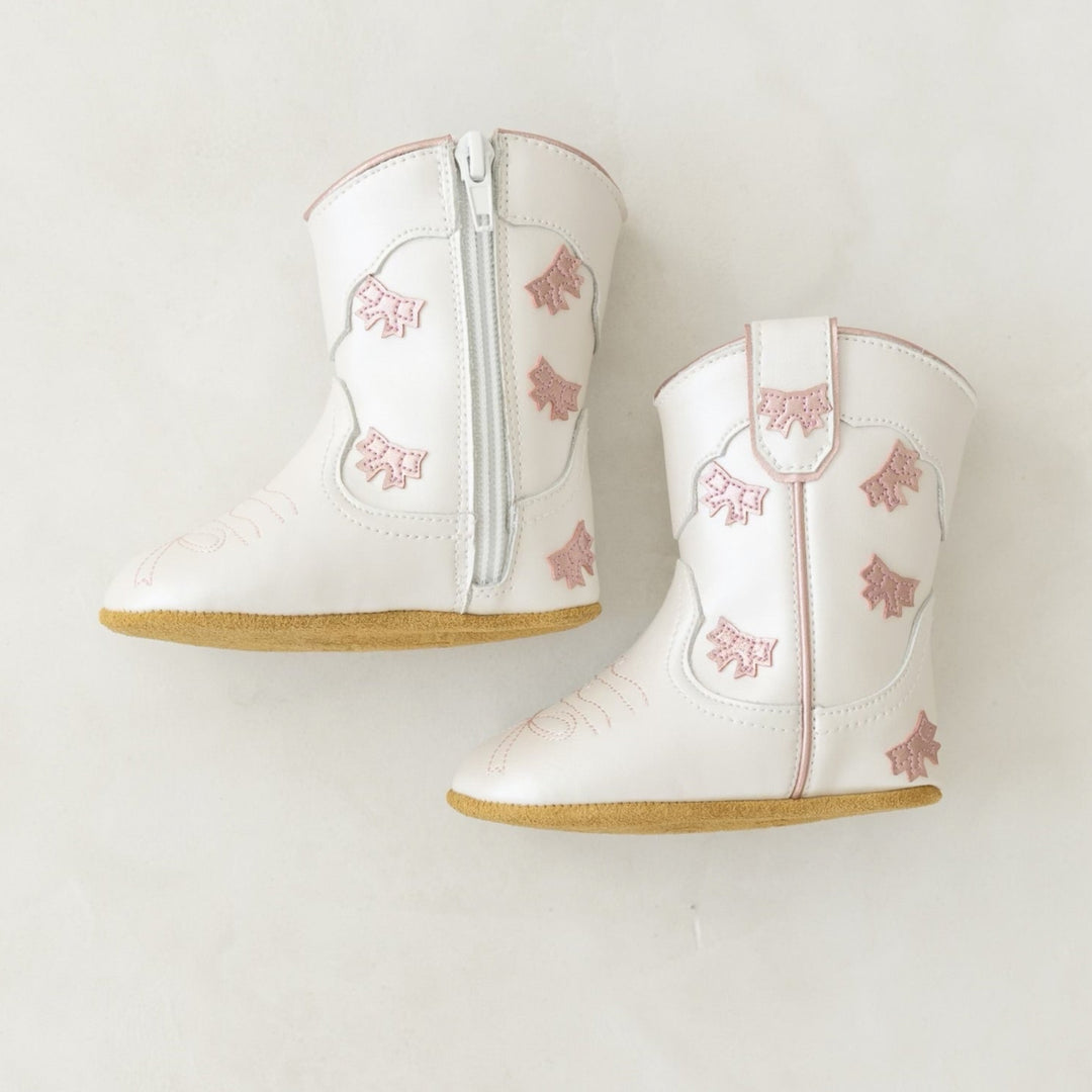 Cowgirl Bow Baby Bootie