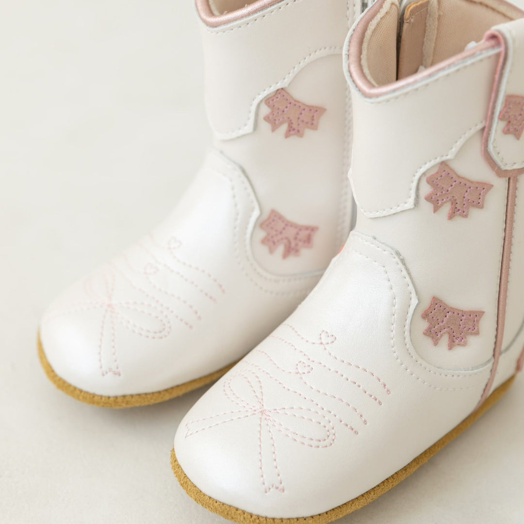 Cowgirl Bow Baby Bootie