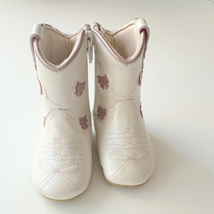 Cowgirl Bow Baby Bootie