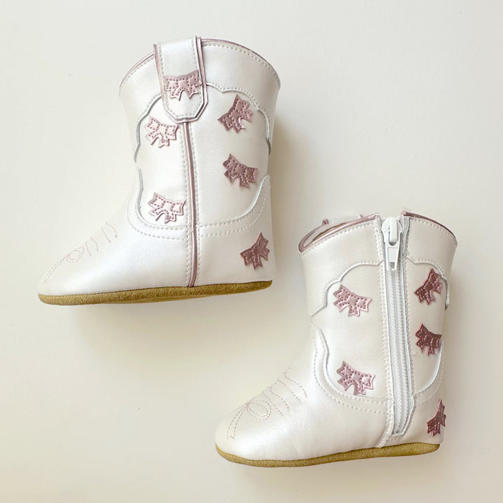 Cowgirl Bow Baby Bootie
