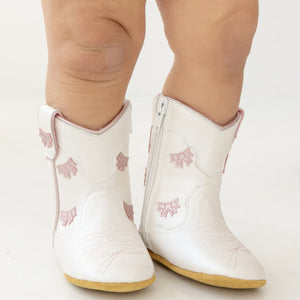Cowgirl Bow Baby Bootie