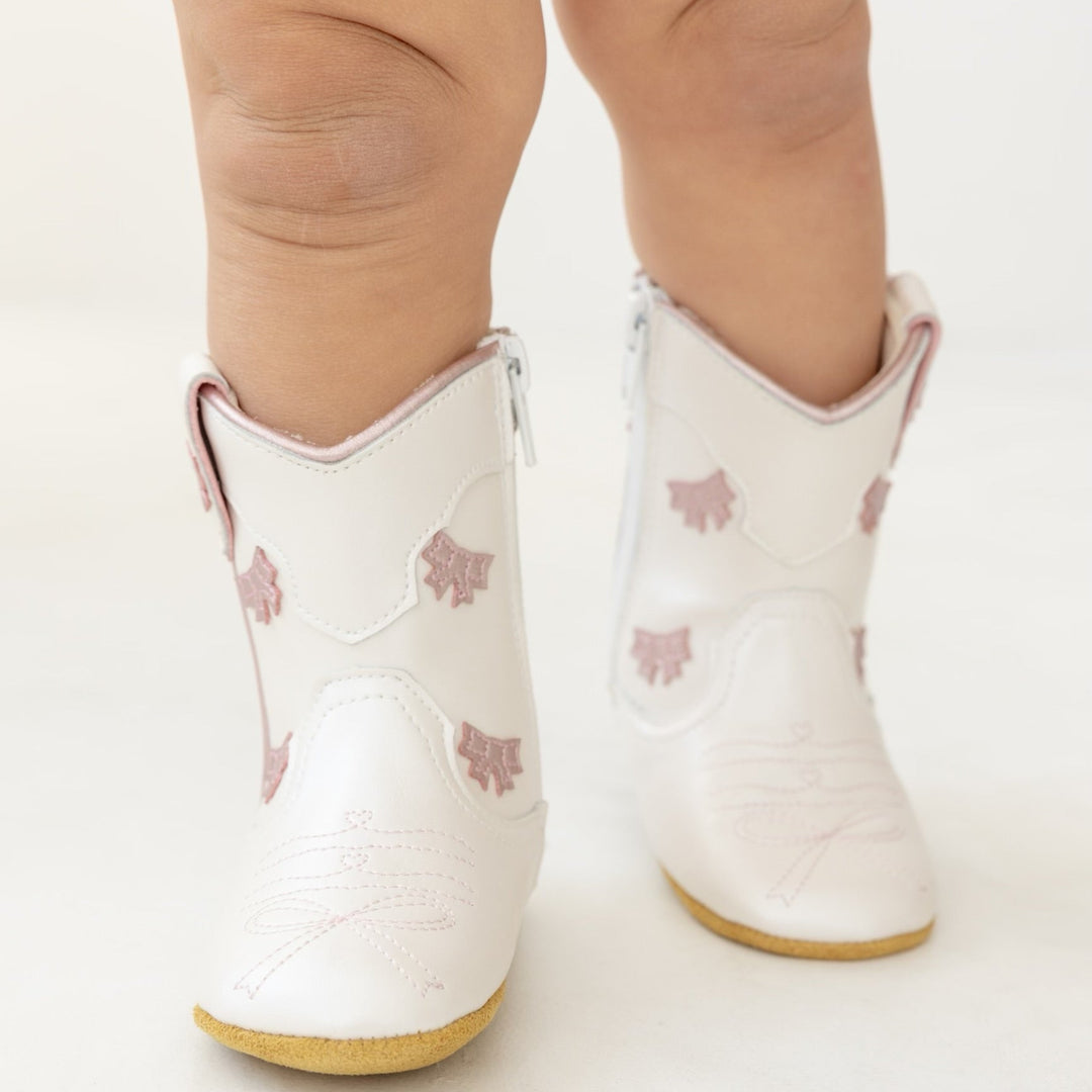 Cowgirl Bow Baby Bootie