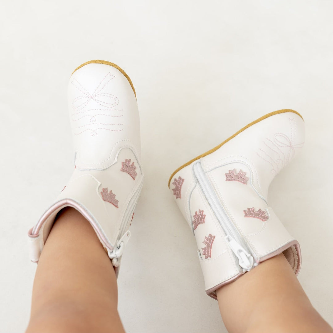 Cowgirl Bow Baby Bootie