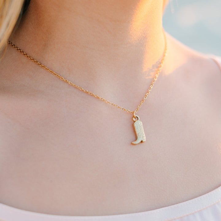 Wild + Rae Boot Necklace