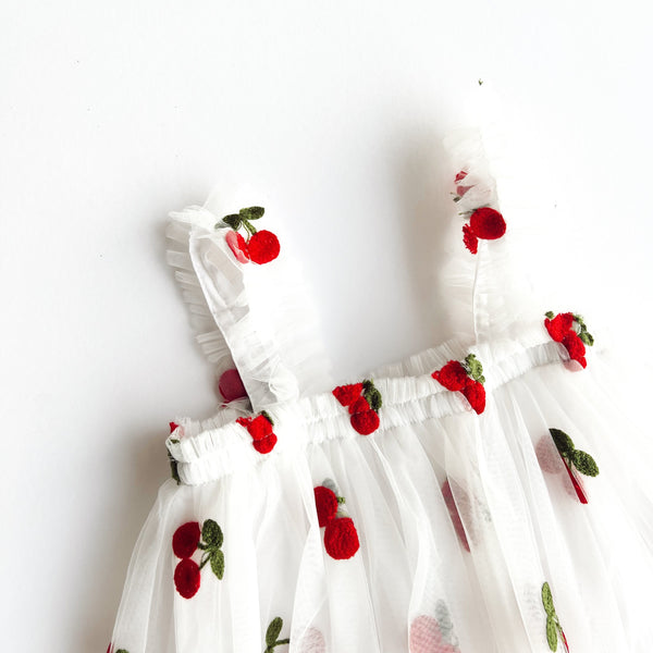 Wild Cherry Tulle Dress