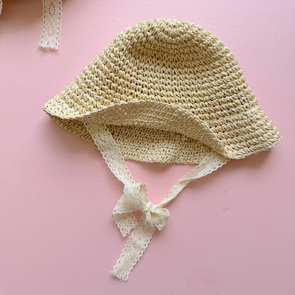 Straw Bucket Hat