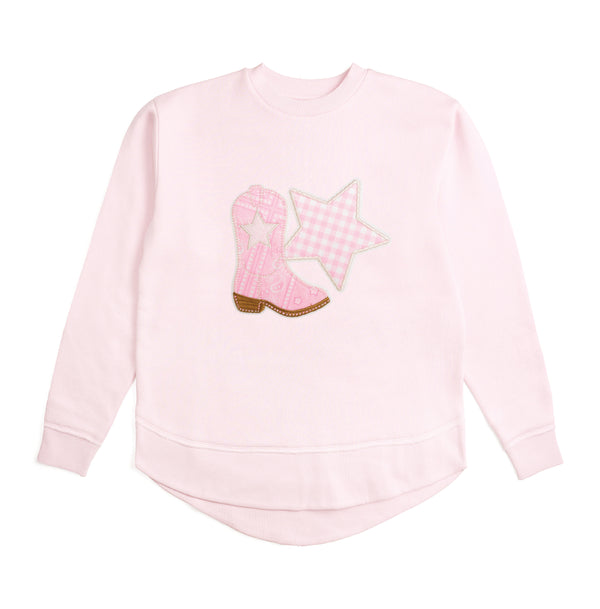 Bandana Cowgirl Patch Western Women's Sweatshirt