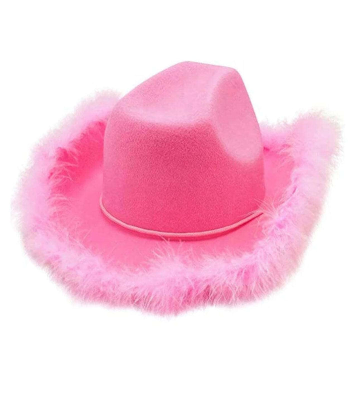 Fuzzy Cowgirl Hat
